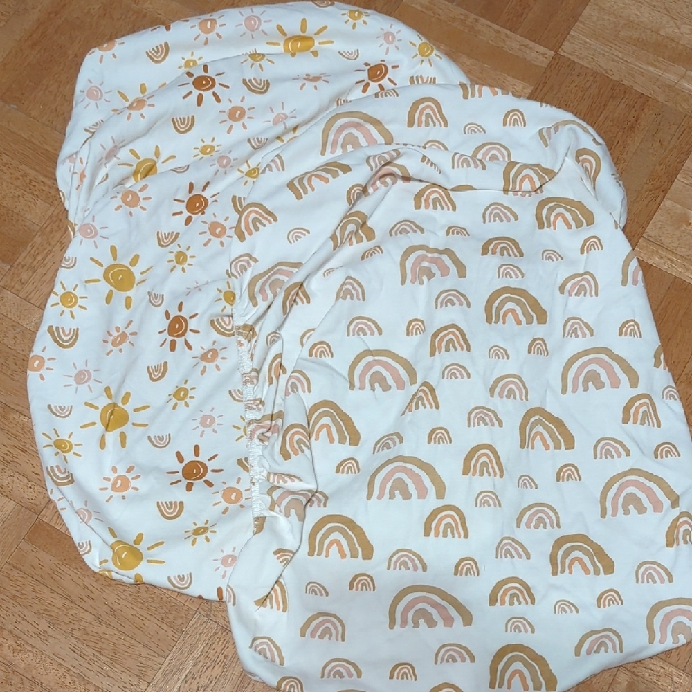 Gender-neutral Bassinet Fitted Sheets